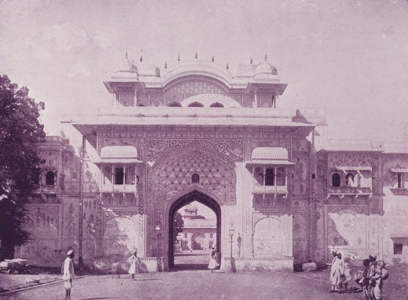 入口Maypjahs宫，Jeypore 作者 英国摄影师