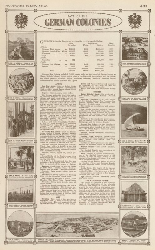 Fate of the German Colonies (b/w photo) 作者 英国摄影师