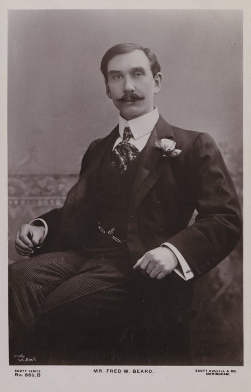 Fred W Beard，英国音乐家 作者 英国摄影师