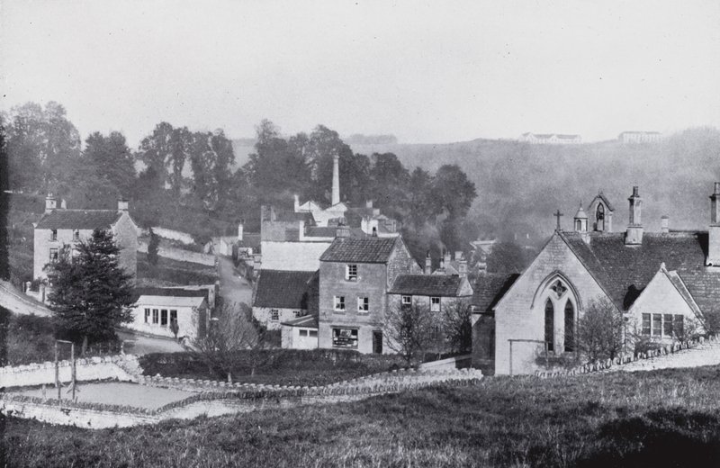 Freshford，展示疗养院（黑白照片） 作者 英国摄影师