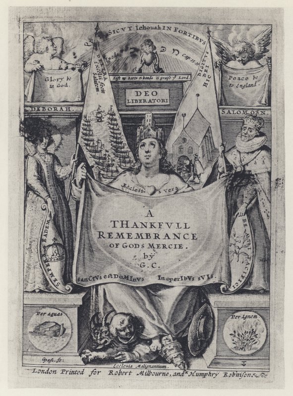 G 卡尔顿，感恩纪念，R Mylbourn 和 H Robinson 1624（黑白照片） 作者 英国摄影师