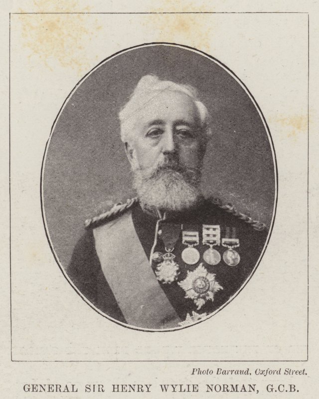 GCB，Henry Wylie Norman爵士将军 作者 英国摄影师