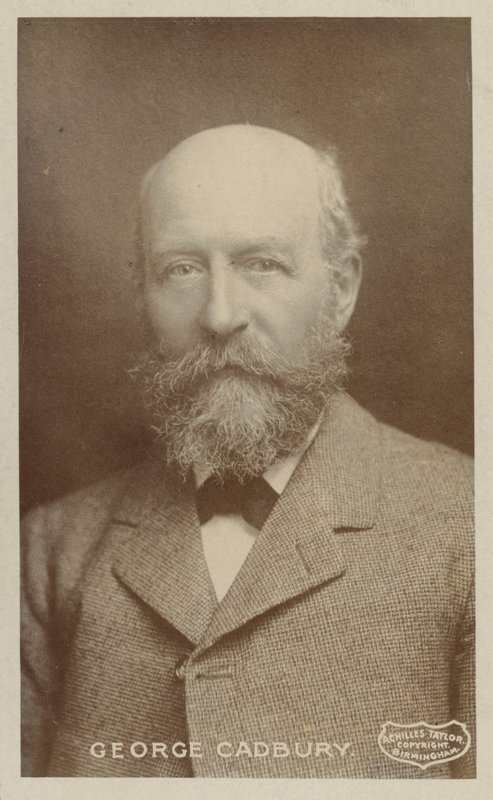 George Cadbury（1839-1922），英国巧克力制造商和社会问题活动家 作者 英国摄影师