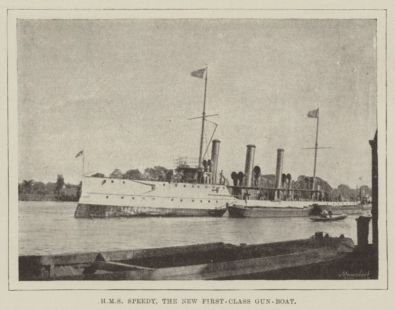 HMS Speedy，新的一流枪艇 作者 英国摄影师