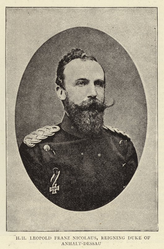 HH Leopold Franz Nicolaus，Anhalt-Dessau的统治公爵 作者 英国摄影师