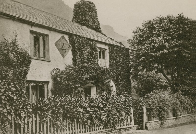 Hartley Coleridges Cottage，格拉斯米尔 作者 英国摄影师