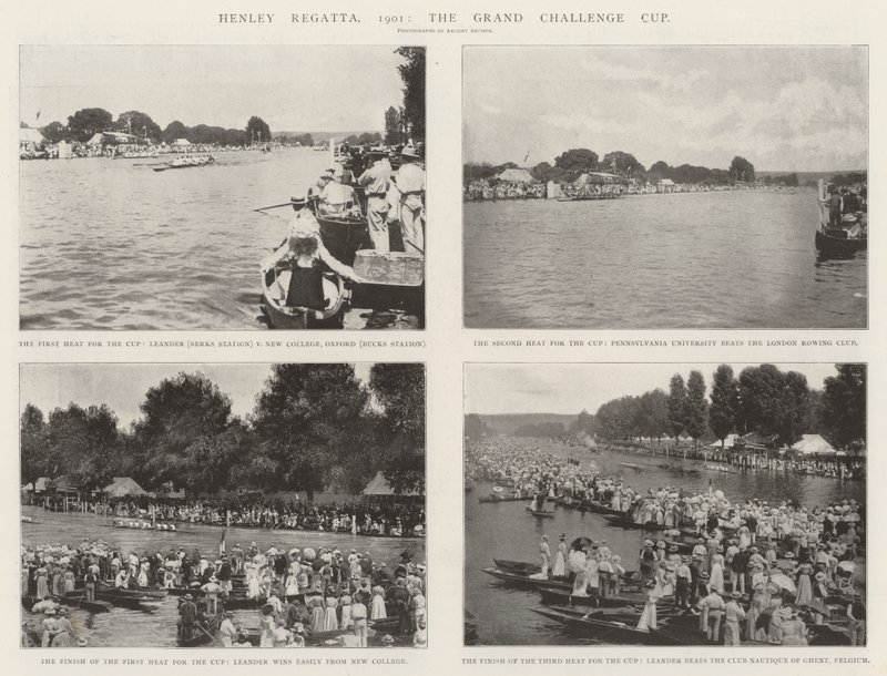 Henley Regatta，1901年，大挑战杯 作者 英国摄影师