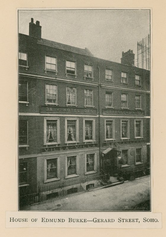 House of Edmund Burke，37 Gerrard Street 作者 英国摄影师