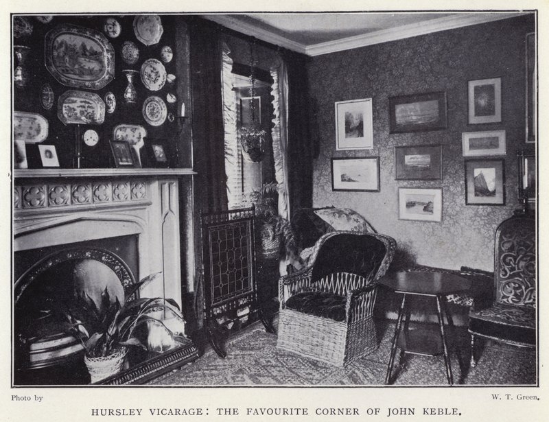 Hursley Vicarage, the favourite corner of John Keble (b/w photo) 作者 英国摄影师