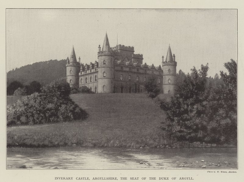 Inverary城堡，Argyllshire，Argyll公爵的位子 作者 英国摄影师