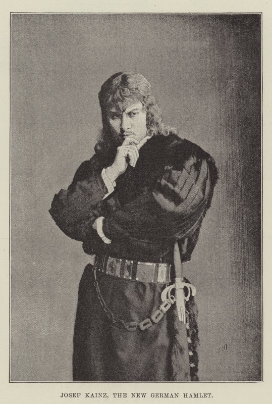 Josef Kainz，新德国哈姆雷特 作者 英国摄影师