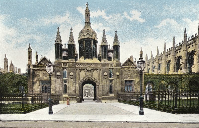 国王学院，入口门户 作者 英国摄影师