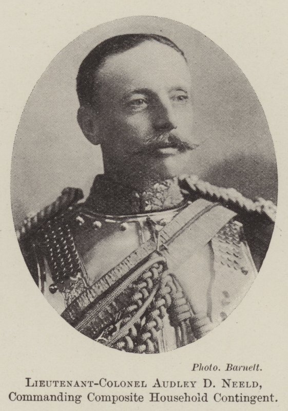 Audley D Neeld中校，指挥综合家庭特遣队 作者 英国摄影师
