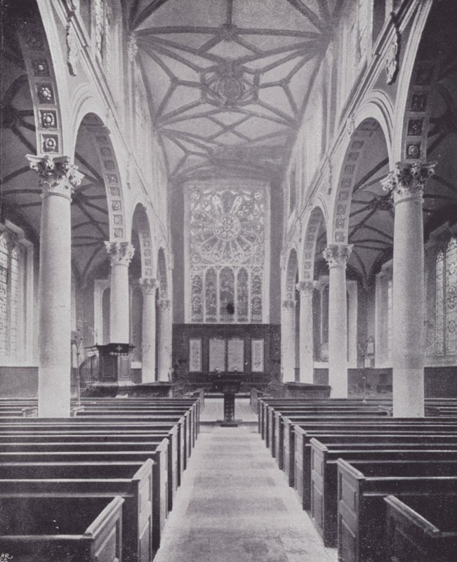 伦敦城市教堂：St Katherine Cree（黑白照片） 作者 英国摄影师