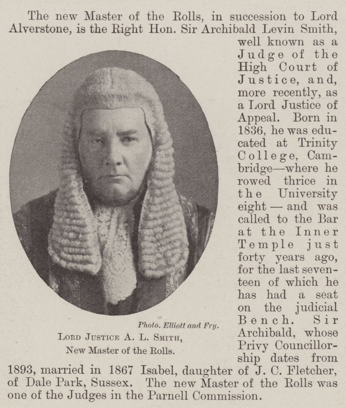 Lord Justice AL Smith，罗尔斯的新主人 作者 英国摄影师