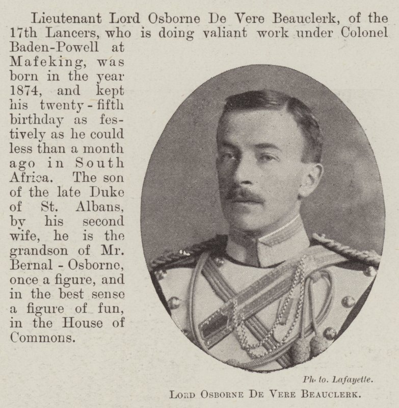 Lord Osborne De Vere Beauclerk 作者 英国摄影师