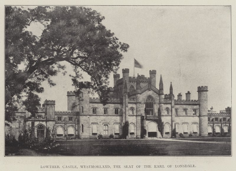 Lowther城堡，Westmorland，Lonsdale伯爵的位子 作者 英国摄影师