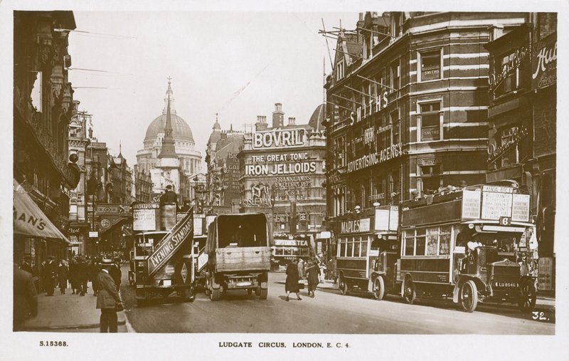 Ludgate Circus，伦敦 作者 英国摄影师