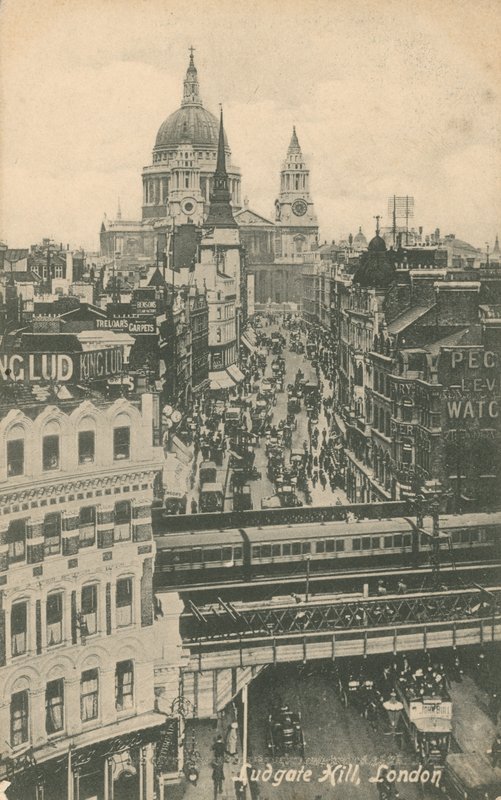 Ludgate Hill，伦敦 作者 英国摄影师