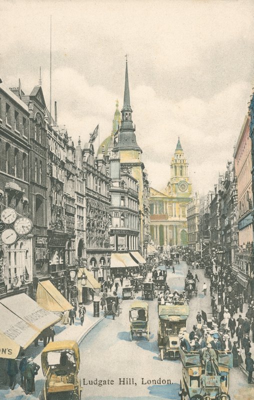 Ludgate Hill，伦敦 作者 英国摄影师