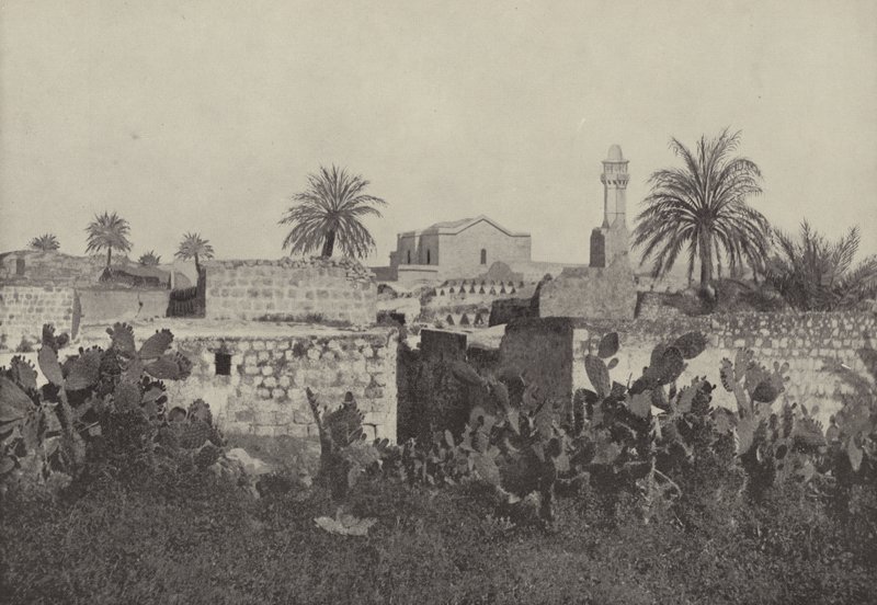 Lydda，旧约的古代Lodda，使徒保罗在那里恢复了生病的埃涅阿斯 作者 英国摄影师
