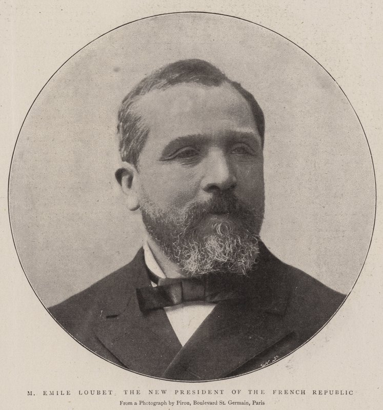 M Emile Loubet，法兰西共和国新总统 作者 英国摄影师