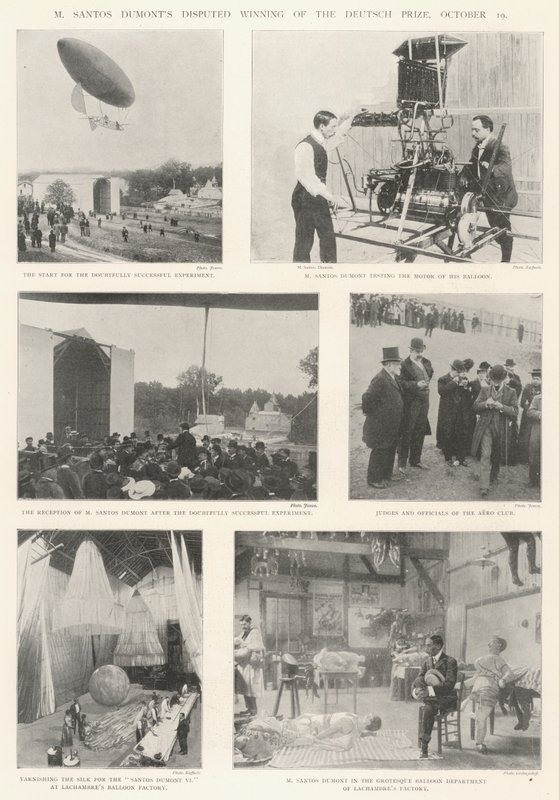 M Santos Dumonts争议获得德意志奖，10月19日 作者 英国摄影师