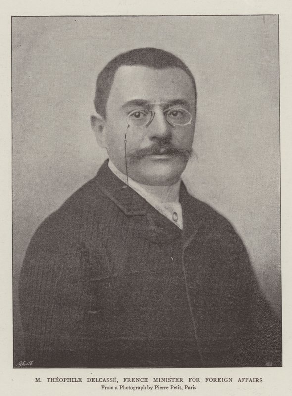 M Theophile Delcasse，法国外交部长 作者 英国摄影师