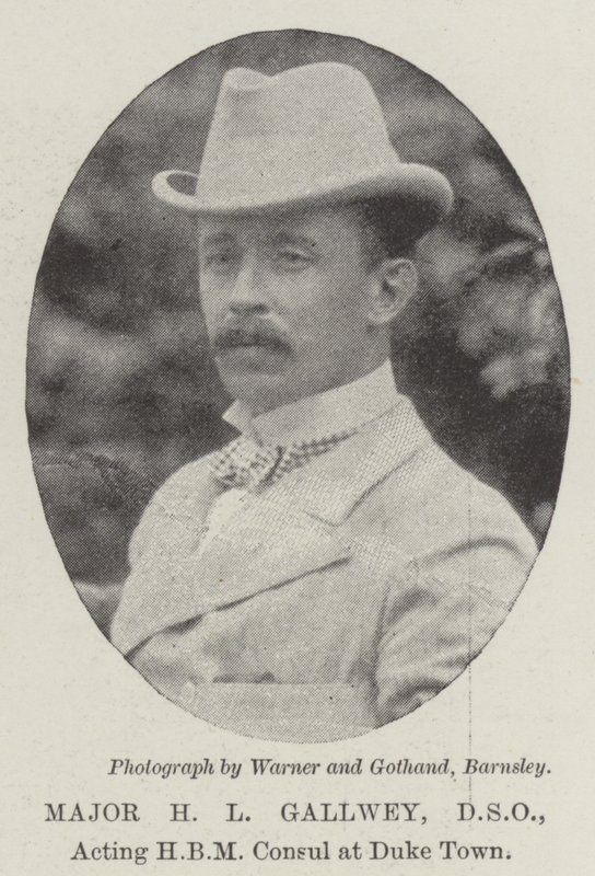 主要任HL Mg Gallwey，杜克镇代理HBM领事 作者 英国摄影师
