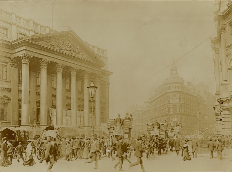 Mansion House，维多利亚女王街，伦敦 作者 英国摄影师