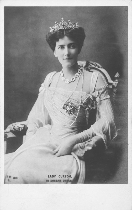 玛丽·柯松（Mary Curzon），凯德勒斯顿（Kedleston）的柯松男爵夫人 作者 英国摄影师