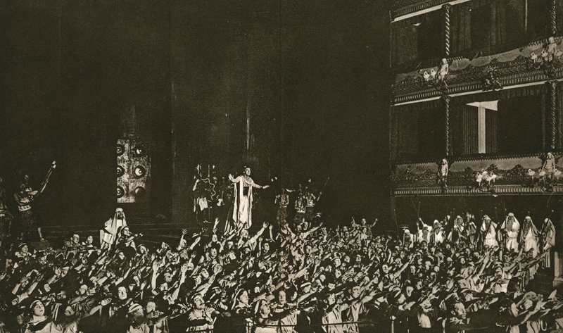Max Reinhardts Oedipus Rex与John Martin-Harvey于1912年合作 作者 英国摄影师