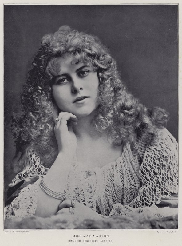 May Marton，英国滑稽女演员 作者 英国摄影师