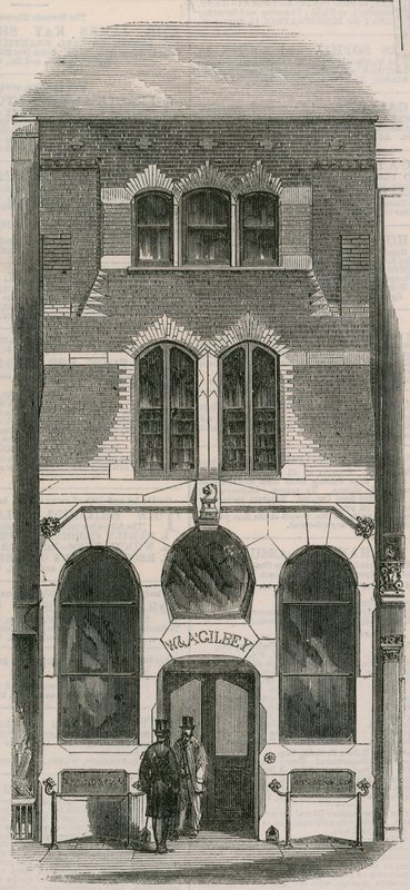 Messrs Gilbeys葡萄酒办公室，牛津街 作者 英国摄影师