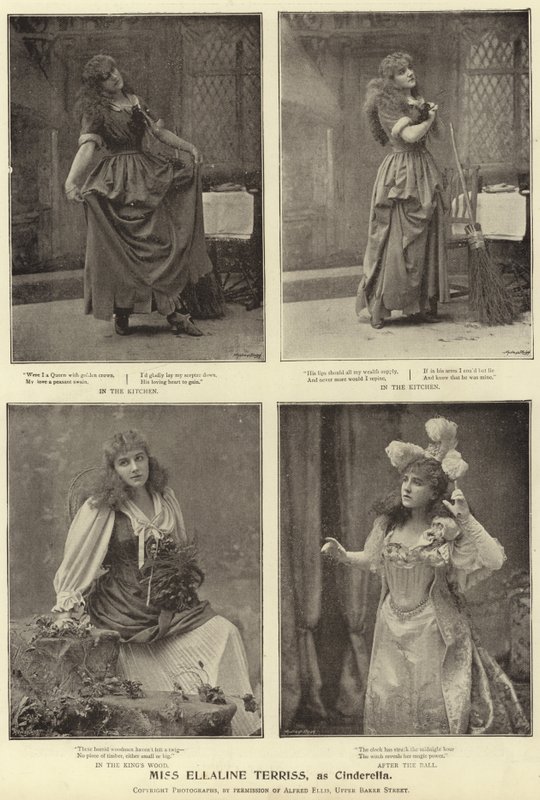 Ellaline Terriss小姐，灰姑娘 作者 英国摄影师