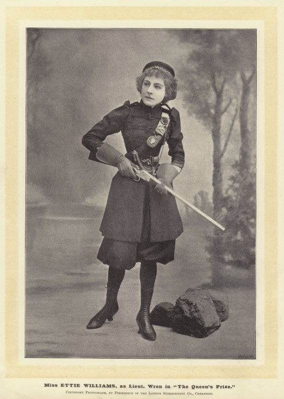 Ettie Williams小姐，作为女王奖的Lieut Wren 作者 英国摄影师