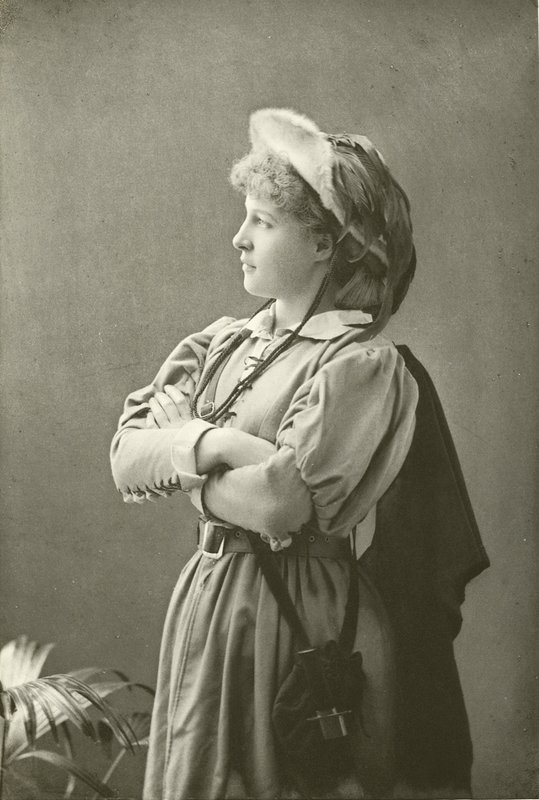 Lily Langtry小姐饰演Rosalind（凹版印刷） 作者 英国摄影师