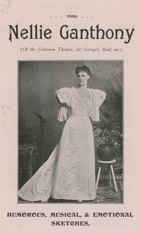 标准剧院的Nellie Ganthony小姐 作者 英国摄影师