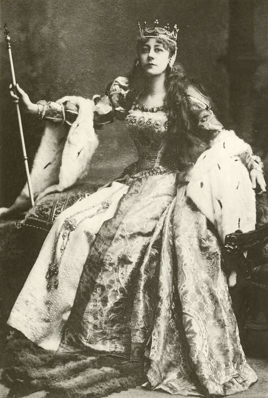 Violet Vanbrugh小姐饰演Anne Boleyn（凹版） 作者 英国摄影师