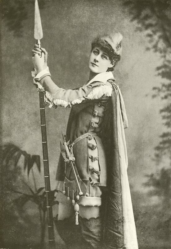 Violet Vanbrugh小姐饰演Rosalind（凹印） 作者 英国摄影师