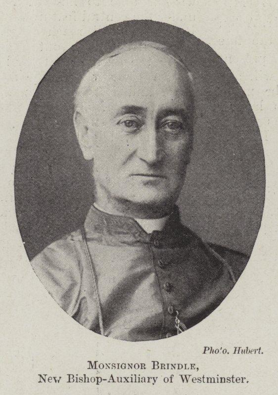 Monsignor Brindle，新主教 - 威斯敏斯特的助手 作者 英国摄影师