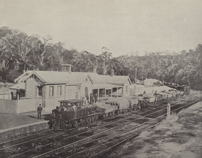 Mount Lofty火车站，阿德莱德到墨尔本铁路 作者 英国摄影师