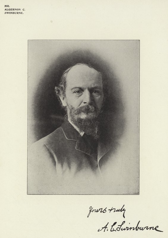 Algernon C Swinburne先生 作者 英国摄影师