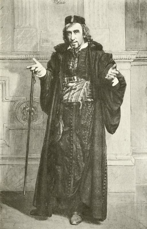 Henry Irving先生饰演夏洛克（凹版印刷） 作者 英国摄影师