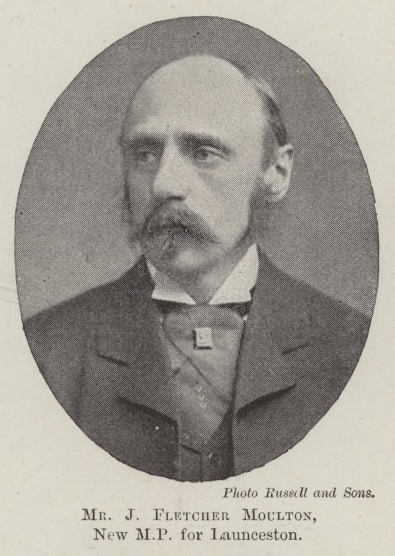 朗塞斯顿新任议员J Fletcher Moulton先生 作者 英国摄影师