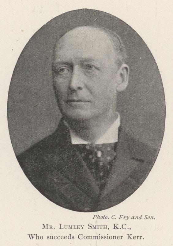 Lumley Smith先生，KC，接替克尔专员 作者 英国摄影师