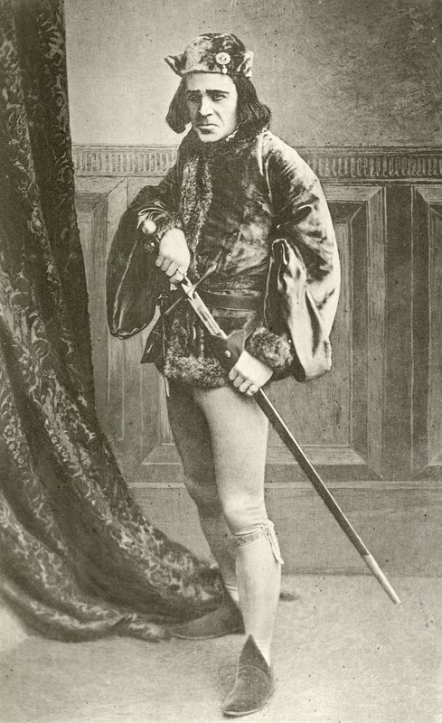Richard Mansfield先生饰演理查德三世（凹版印刷） 作者 英国摄影师