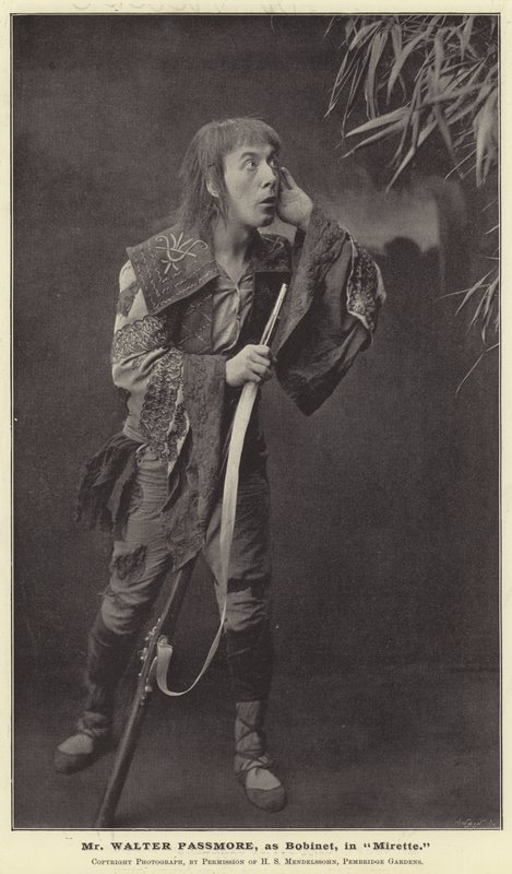 Walter Passmore先生，作为Bobinet，在Mirette 作者 英国摄影师