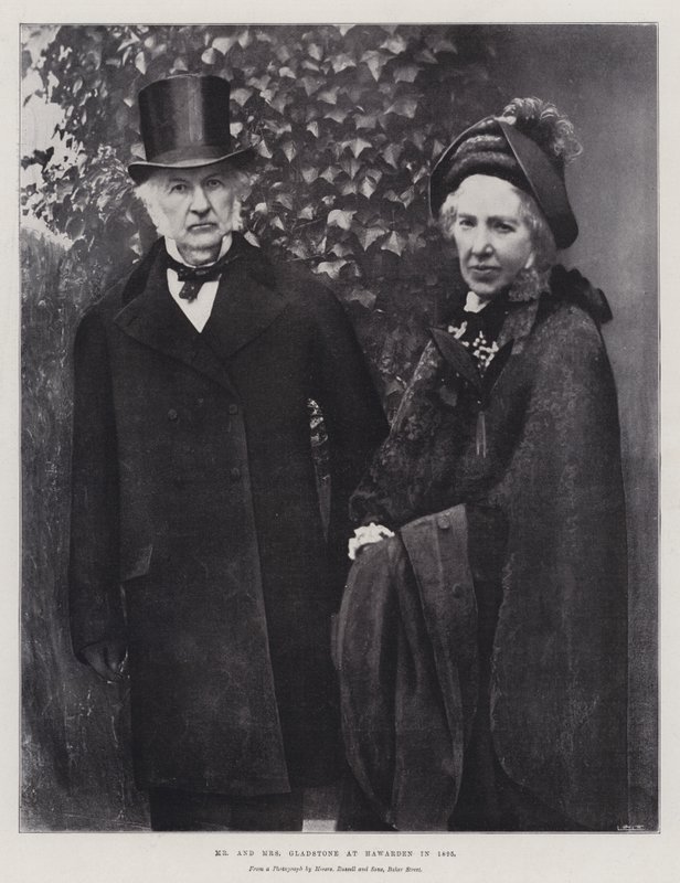 1895年，Hawarden先生和夫人Gladstone先生 作者 英国摄影师