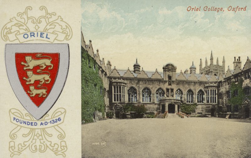 牛津大学奥里尔学院（彩色照片 作者 英国摄影师